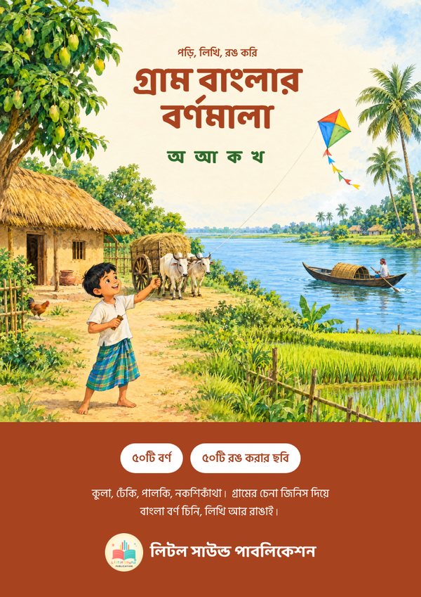 Gram Banglar Barnomala, book cover